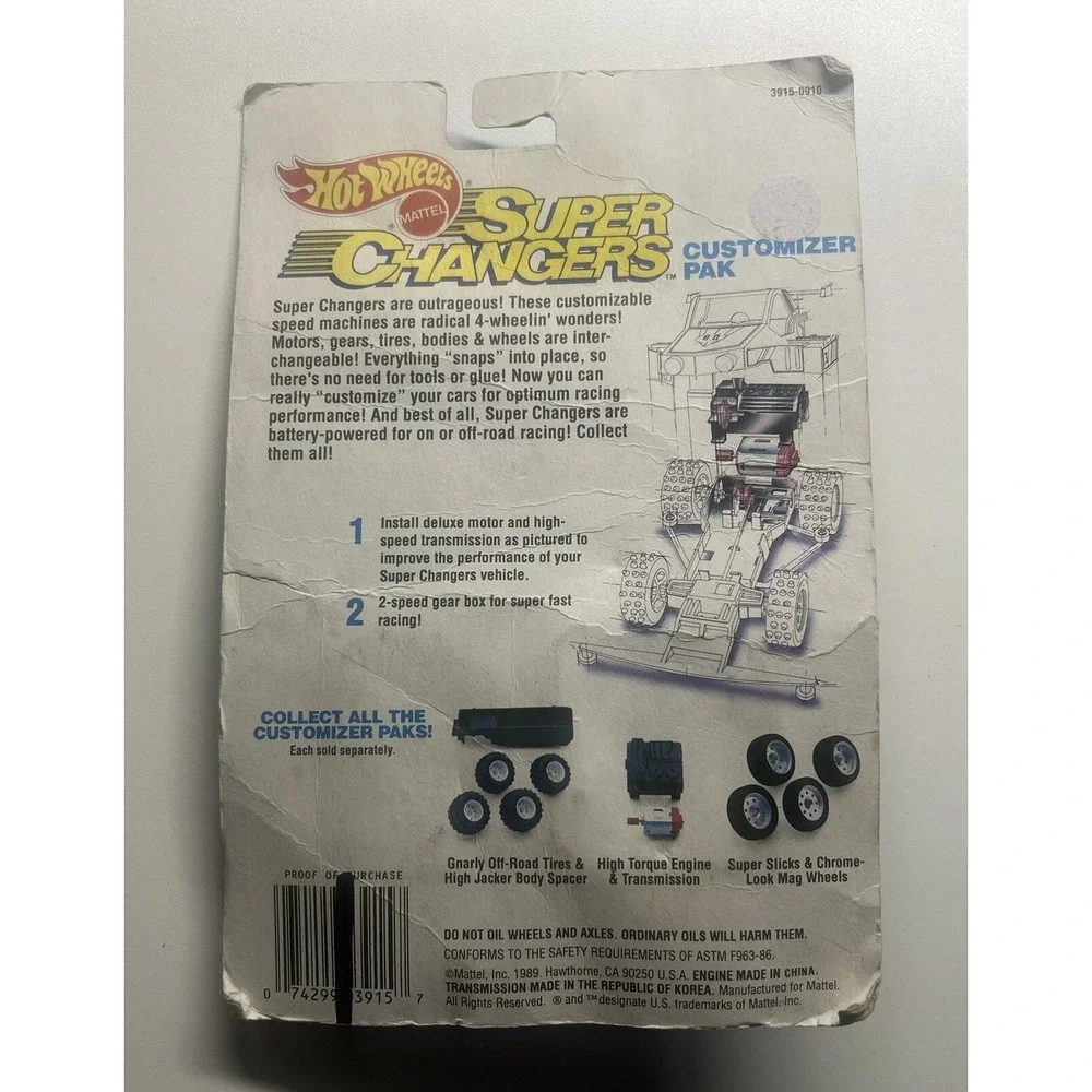 Hot Wheels Super Changer Customizer Pak High Speed Engine &‎ Trans